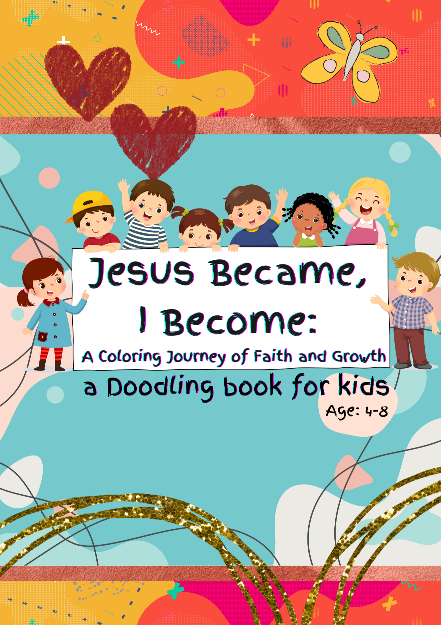 Jesus Became, I Become: Coloring & Doodling Book