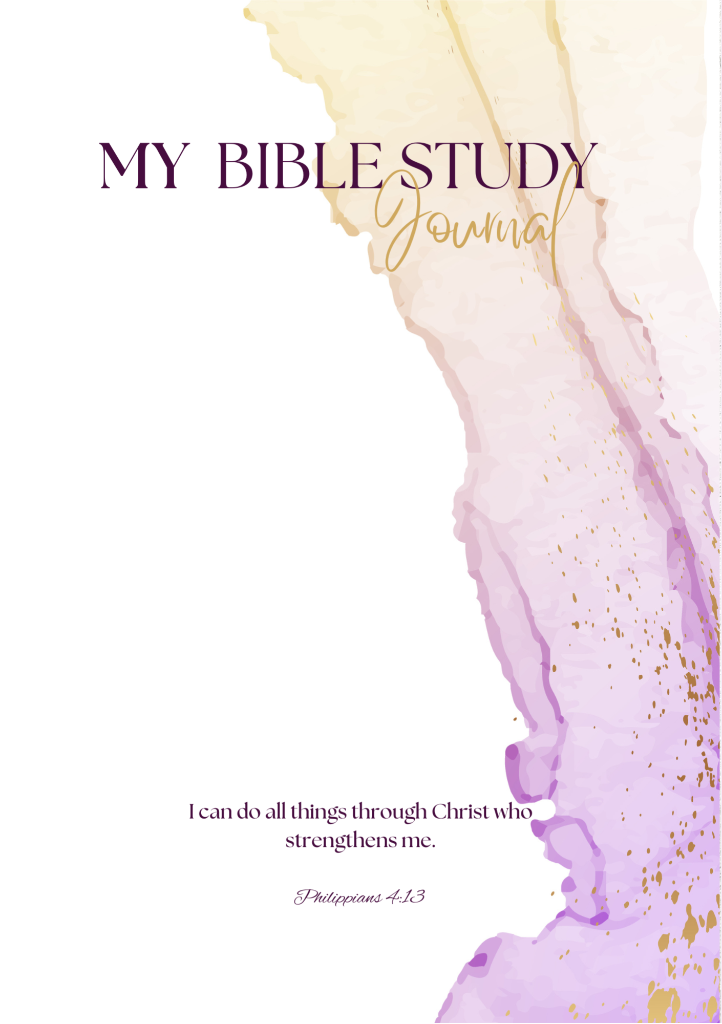 Bible Study Journal