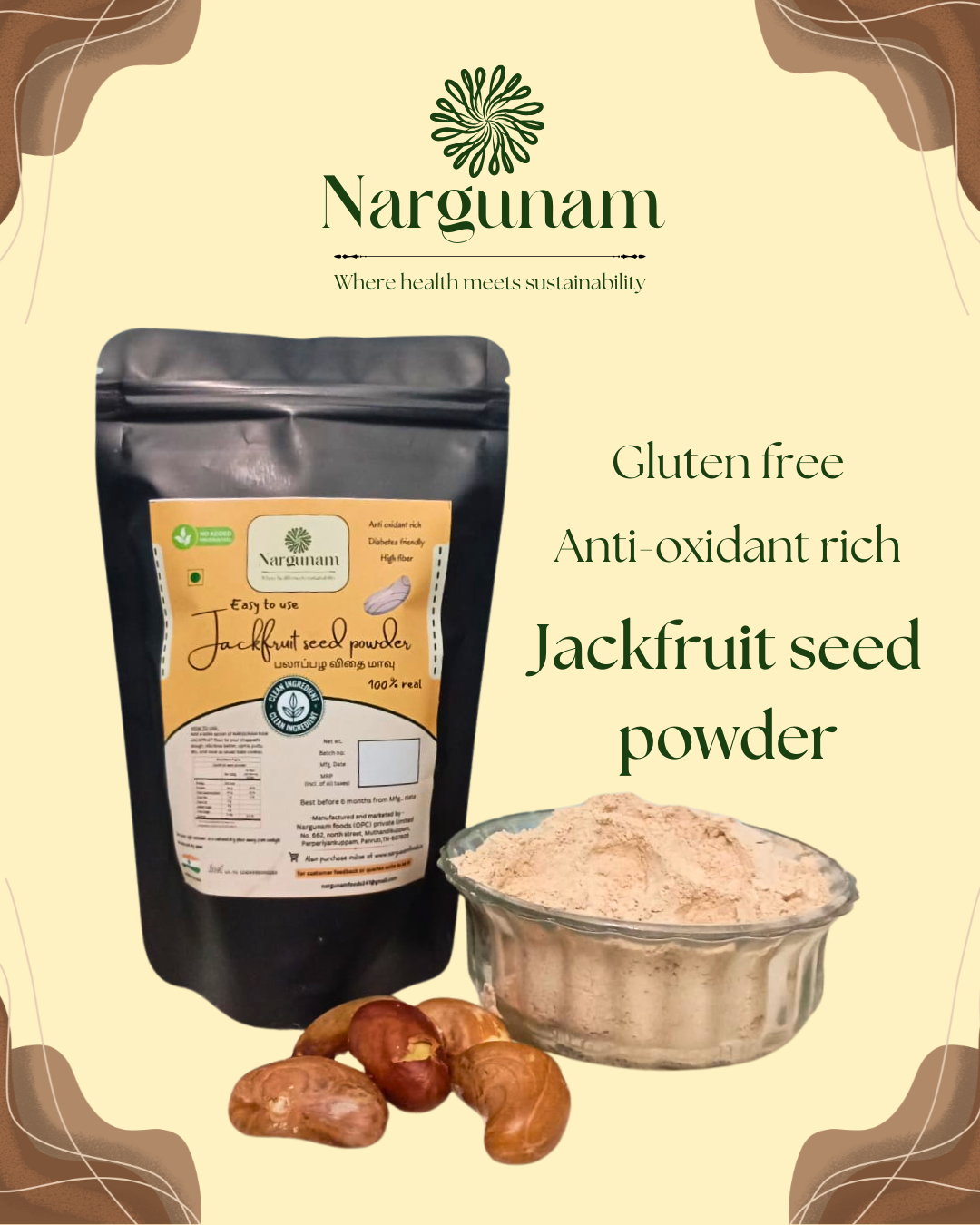 Jackfruit seed powder 