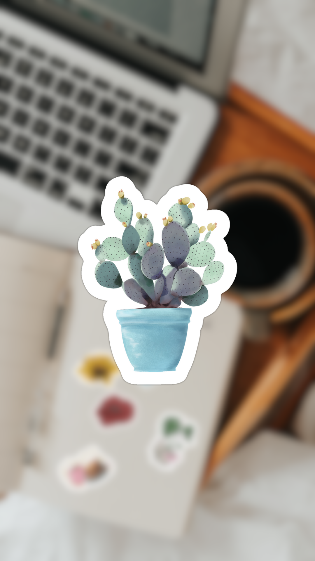 Stickers fleurs (lot de 7)