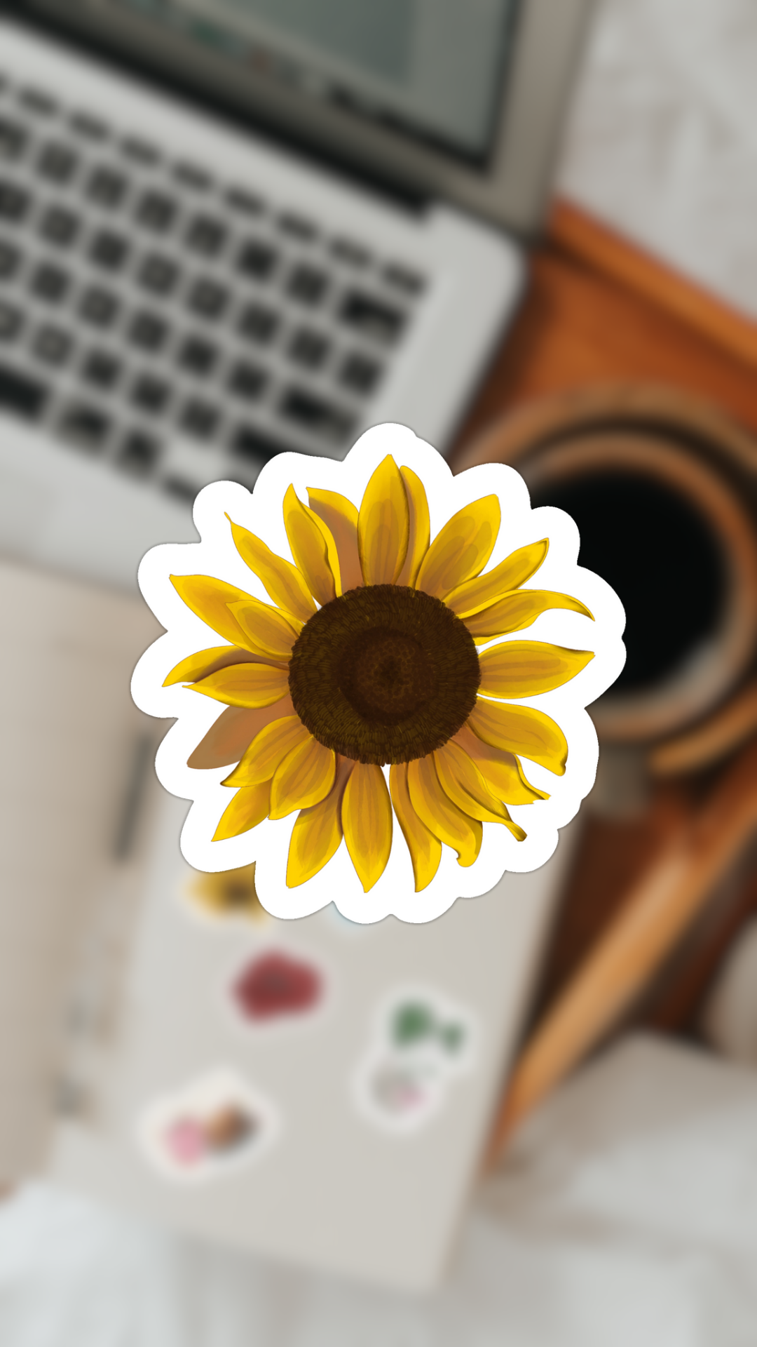 Stickers fleurs (lot de 7)