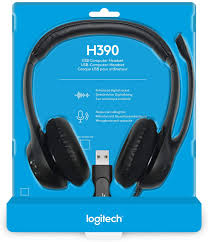 Logitech H390 USB Headset with Noise-Canceling Mic - 981-000406