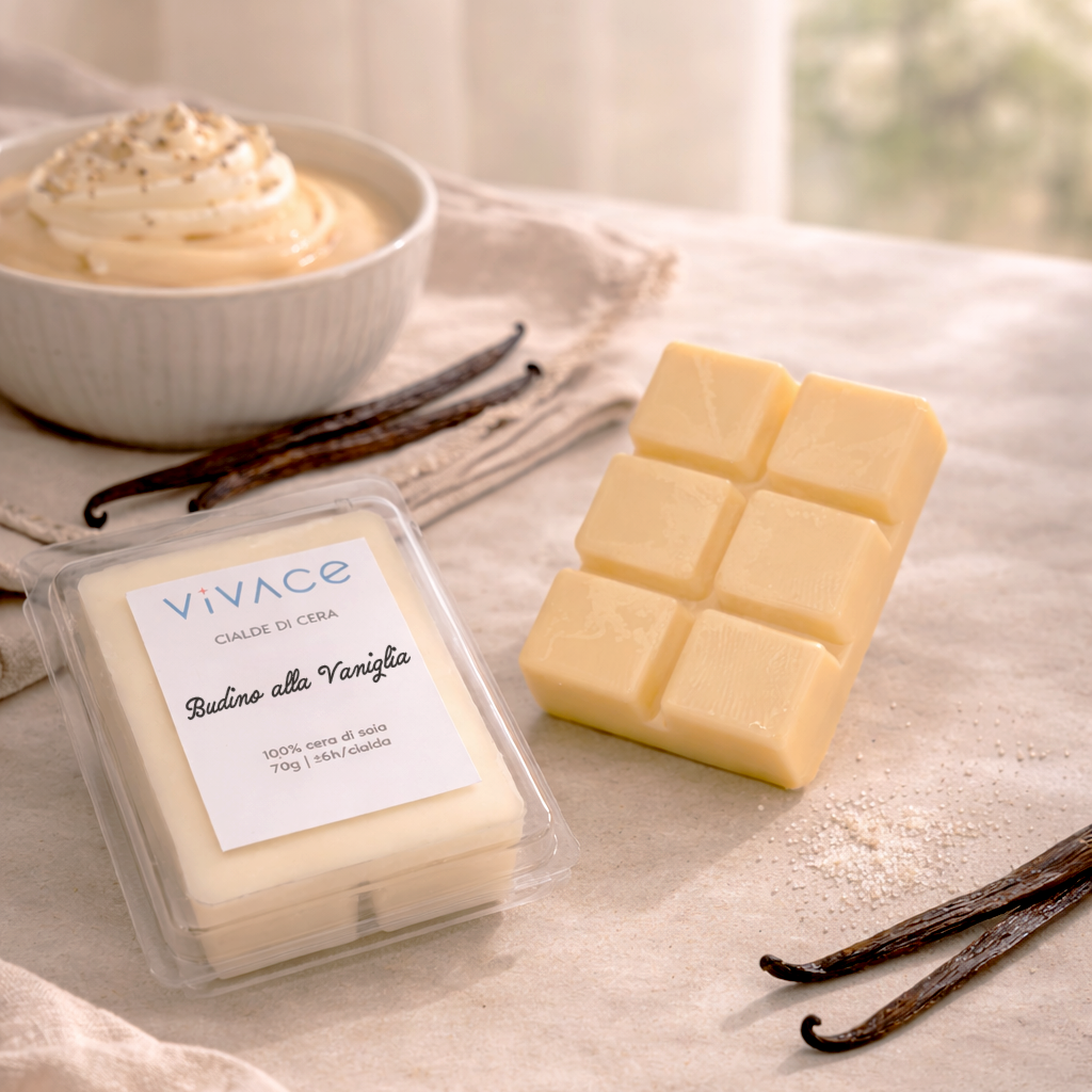 Budino alla Vaniglia - Cialda di cera