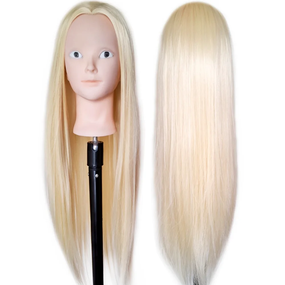 Make Up Doll Head With long Hair with Training Kit MBH5