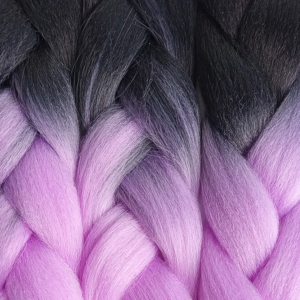 Ombre Braiding Hair Kanekalon 2 Tone, 3 pcs, B27