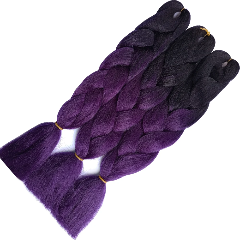 Ombre Braiding Hair Kanekalon 2 Tone, 3 pcs, B25