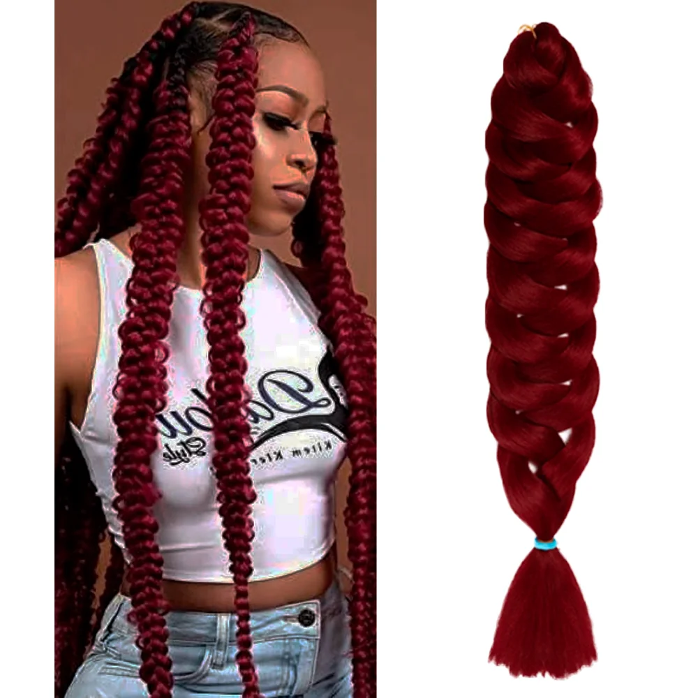 Jumbo Braiding Hair Extra Long, 3 pc, 41inch, A19