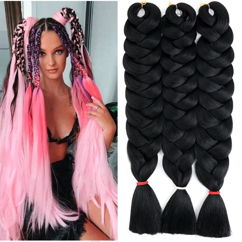 Jumbo Braiding Hair Extra Long, 3 pc, 41inch, A3