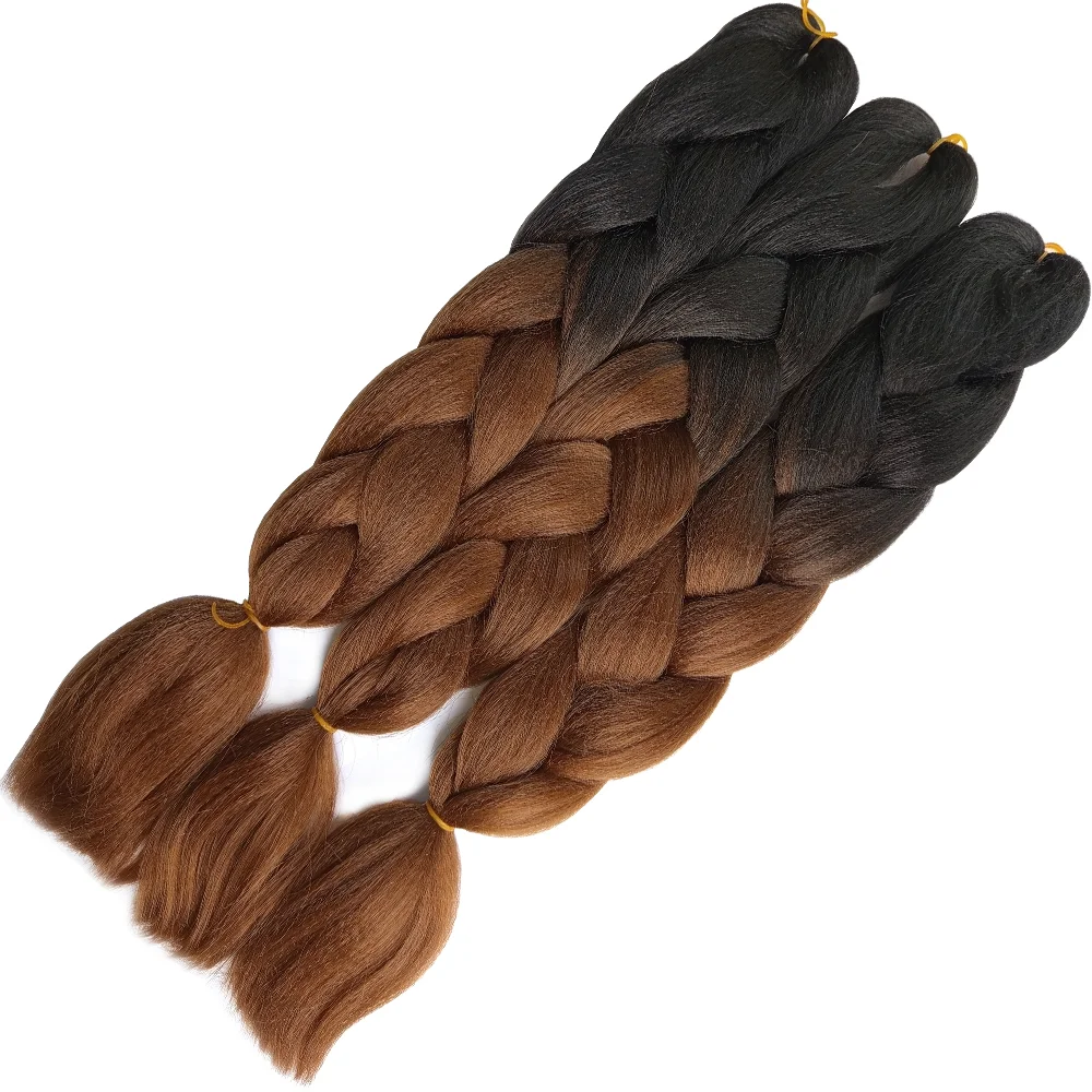 Ombre Braiding Hair Kanekalon 2 Tone, 3 pcs, B29