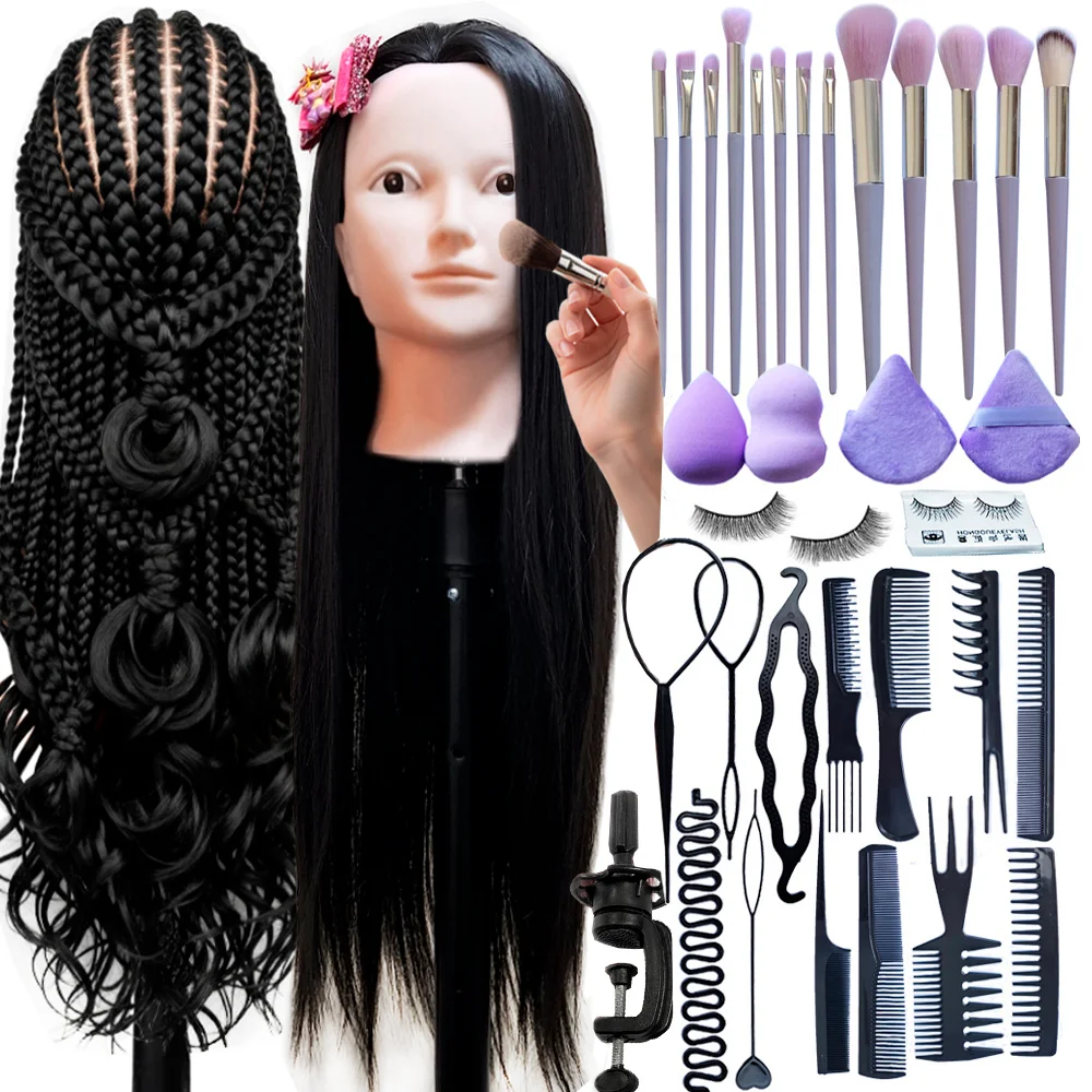 Makeup And Hair Doll Head With Training Kit MBH4