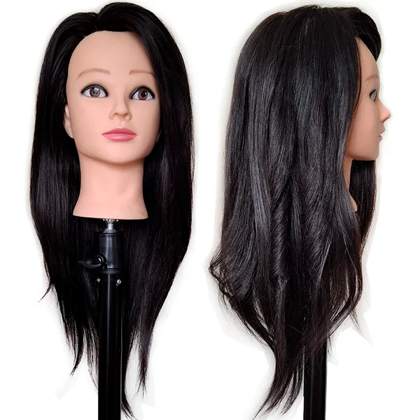 Training Kit For Braids With Head Gear Training Head, Synthetic Hair Kanekalon 3pcs, Braiding Kit