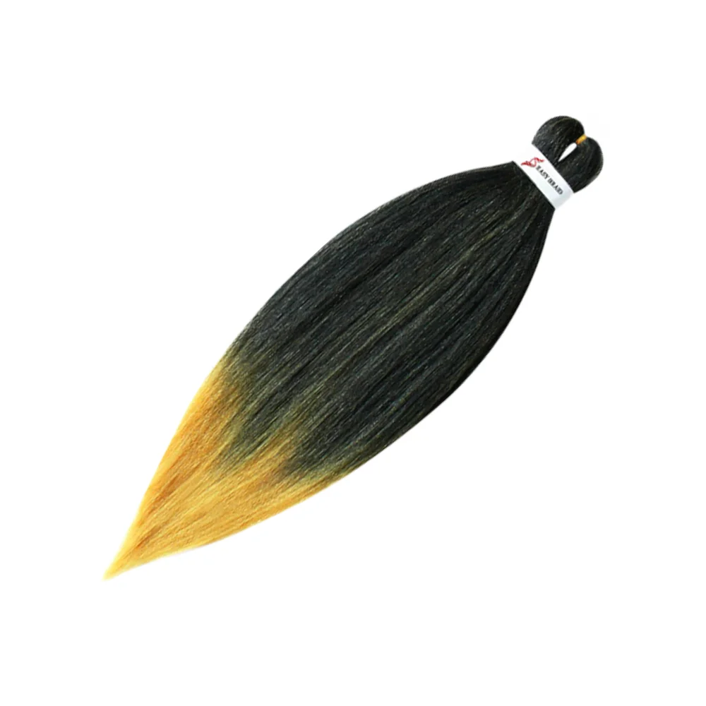 Pre Stretched Braiding Hair, 3 pcs, T1B 144#