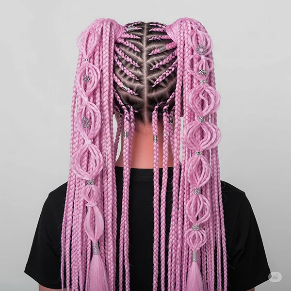 Synthetic Hair Kanekalon Jumbo Braiding Hair, 3 pcs, A36