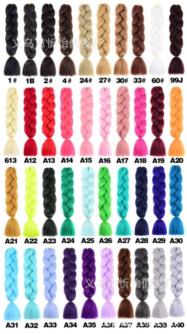 Synthetic Braiding Hair Kanekalon Wholesale From 20 pcs