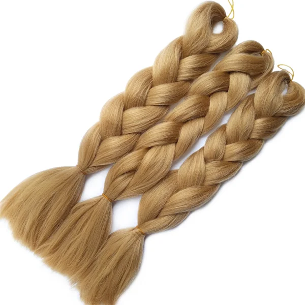 Synthetic Hair Kanekalon Jumbo Braiding Hair, 3 pcs, A6 (24#)