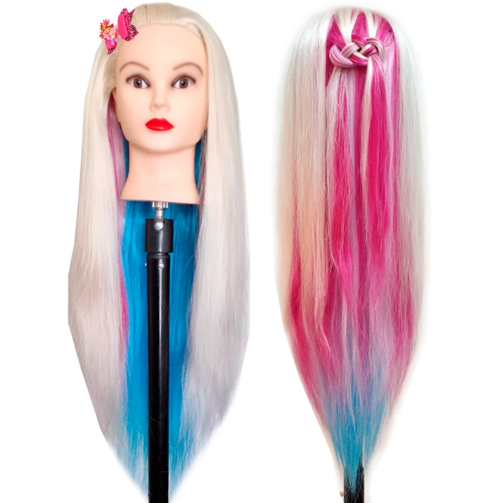 Dolls Head For Braiding Practice with Training Kit DH8T1
