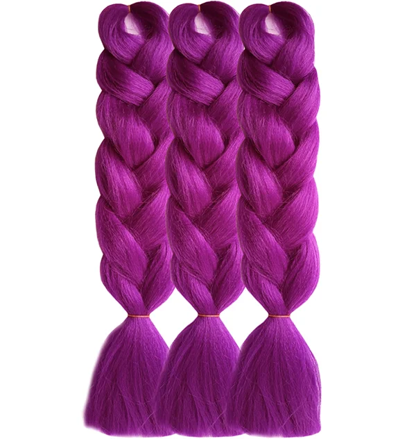 Synthetic Hair Kanekalon Jumbo Braiding Hair, 3 pcs, A35