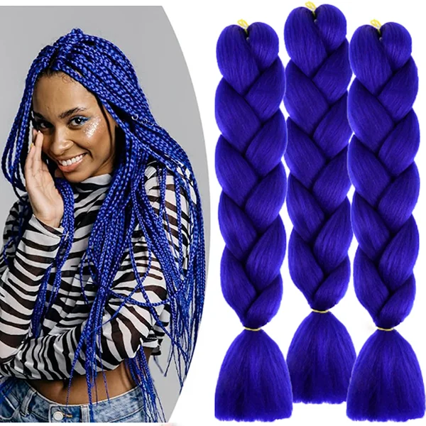 Synthetic Hair Kanekalon Jumbo Braiding Hair, 3 pcs, A29
