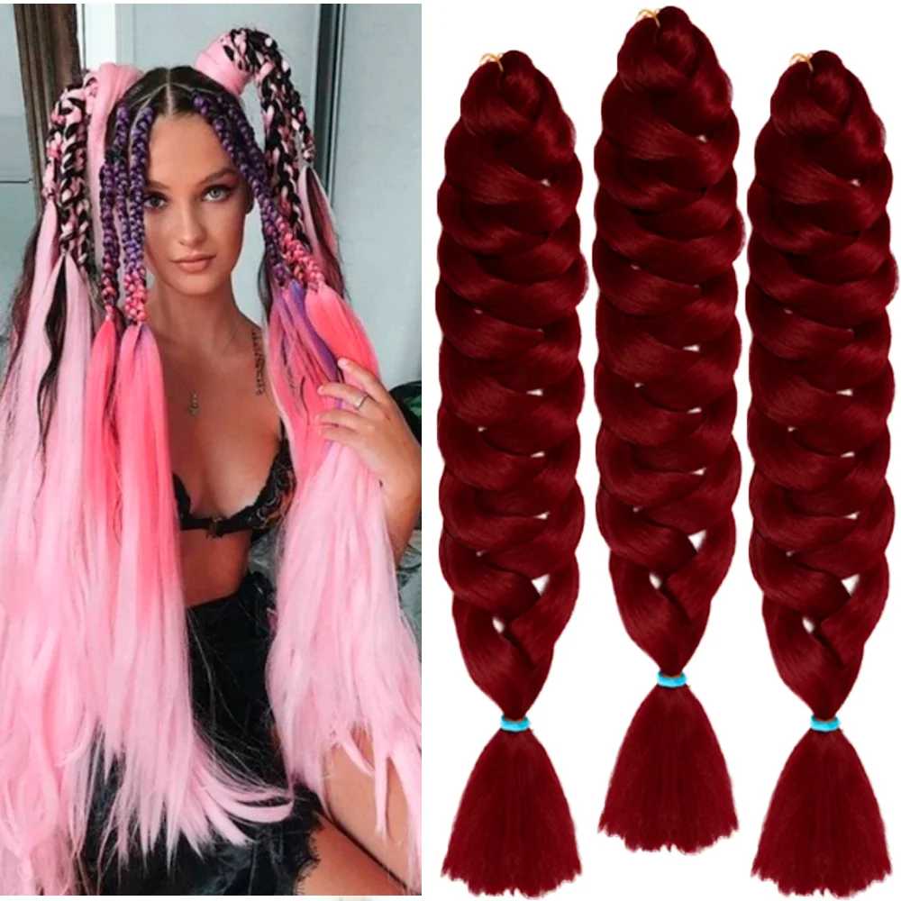 Jumbo Braiding Hair Extra Long, 3 pc, 41inch, A19
