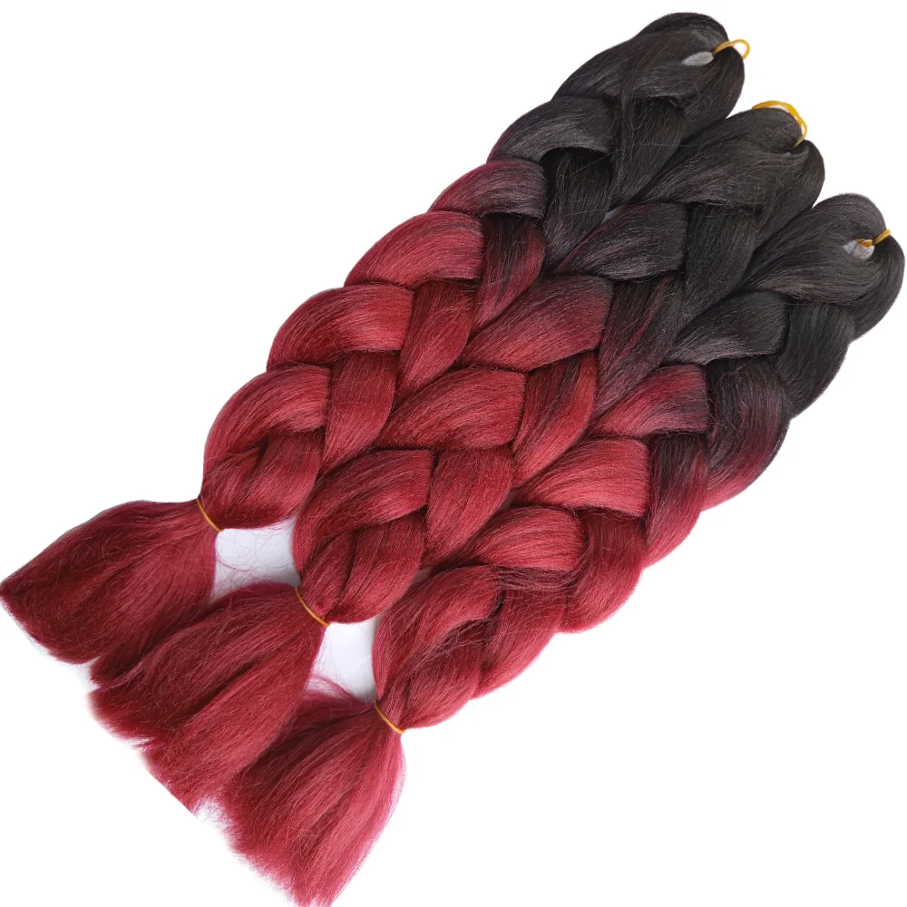 Ombre Braiding Hair Kanekalon 2 Tone, 3 pcs, B8