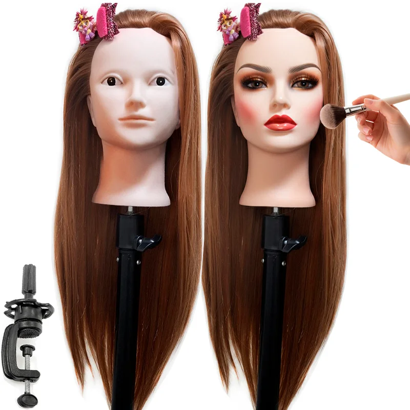Makeup And Hair Doll Head DHTM3
