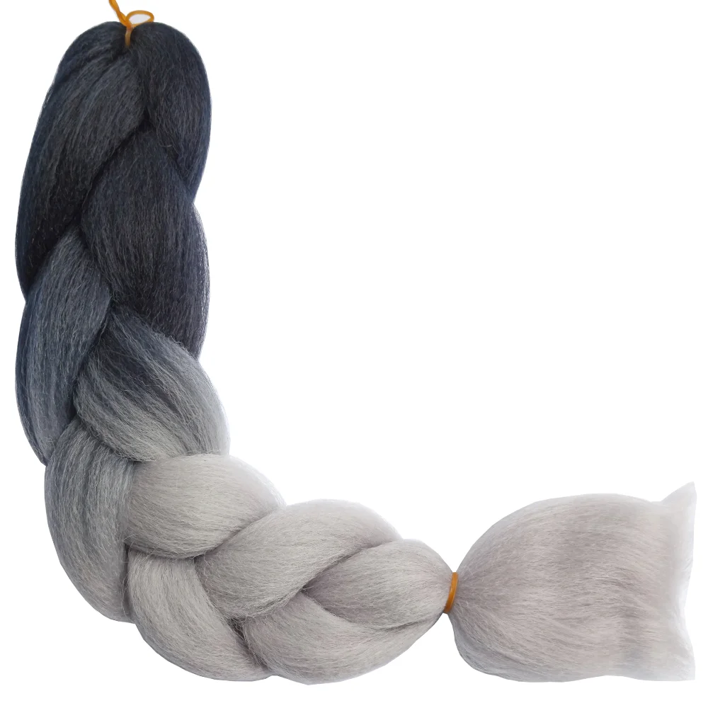 Ombre Braiding Hair Kanekalon 2 Tone, 3 pcs, B36