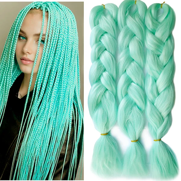 Synthetic Hair Kanekalon Jumbo Braiding Hair, 3 pcs, A25