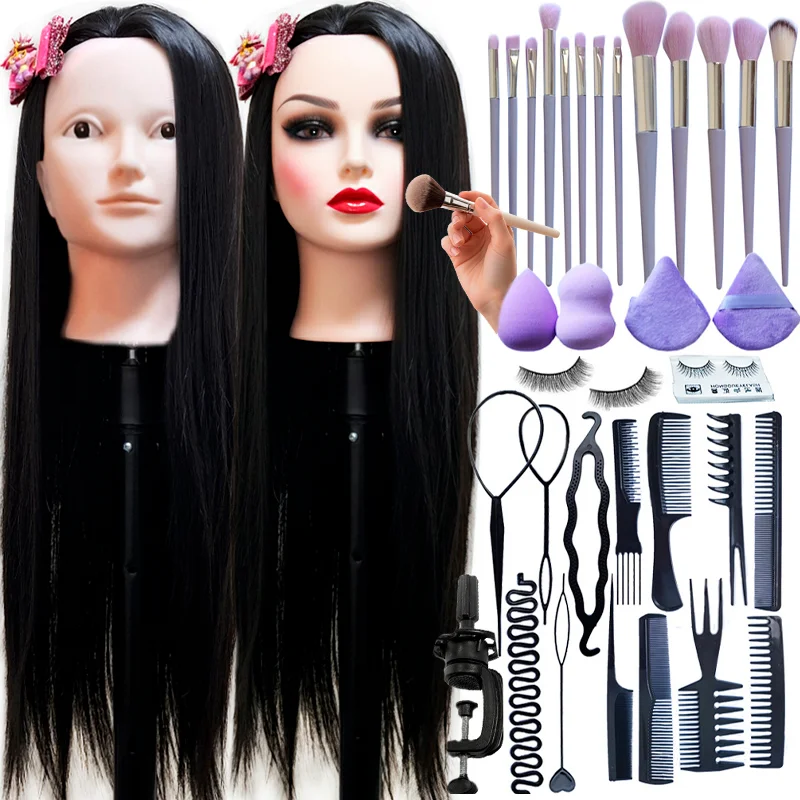 Makeup And Hair Doll Head With Training Kit MBH4