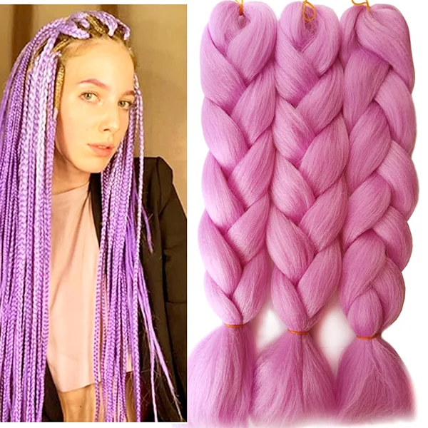 Synthetic Hair Kanekalon Jumbo Braiding Hair, 3 pcs, A36