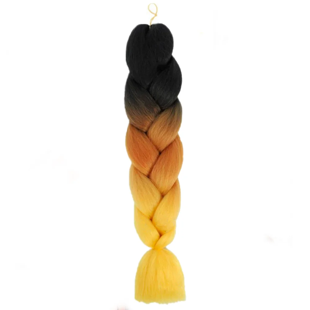 Ombre Braiding Hair Kanekalon 3 Tone, 3 pcs, C49