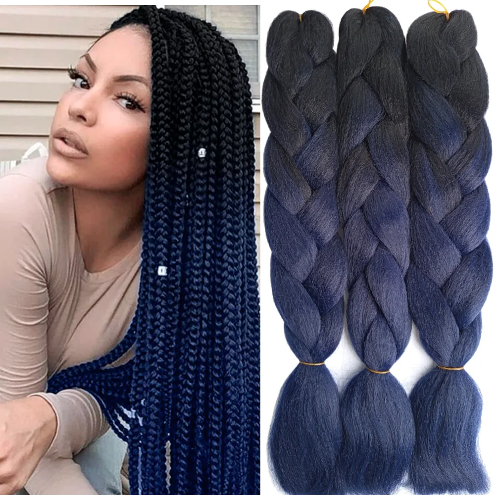 Ombre Braiding Hair Kanekalon 2 Tone, 3 pcs, B20
