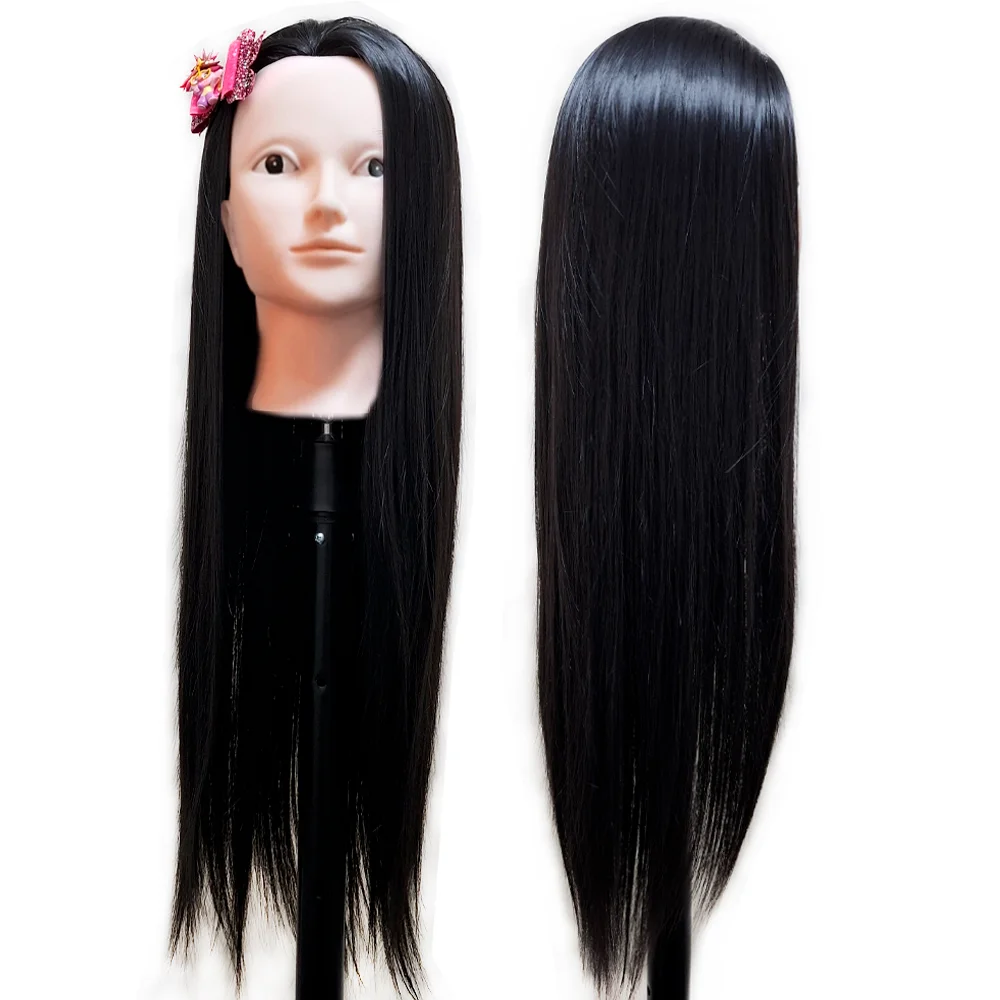 Make Up Doll Head With long Hair with Training Kit MBH6
