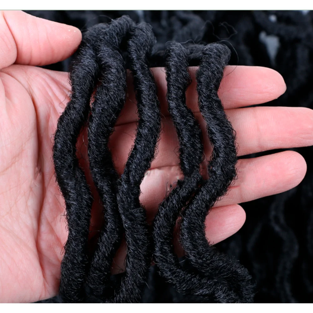 Gypsy Faux Locs B1 18 inch, 24 strands per pack