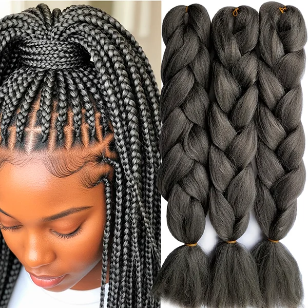 Synthetic Hair Kanekalon Jumbo Braiding Hair, 3 pcs, A38