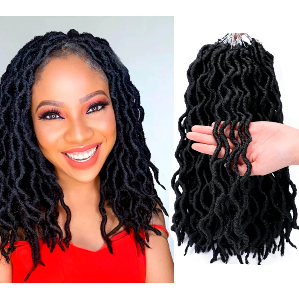 Gypsy Faux Locs B1 14 inch, 18 strands per pack