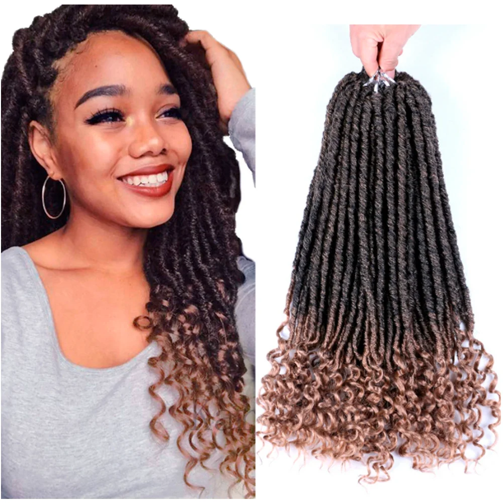 Goddess Faux Locs T1B 27 18 inch, 24 strands per pack