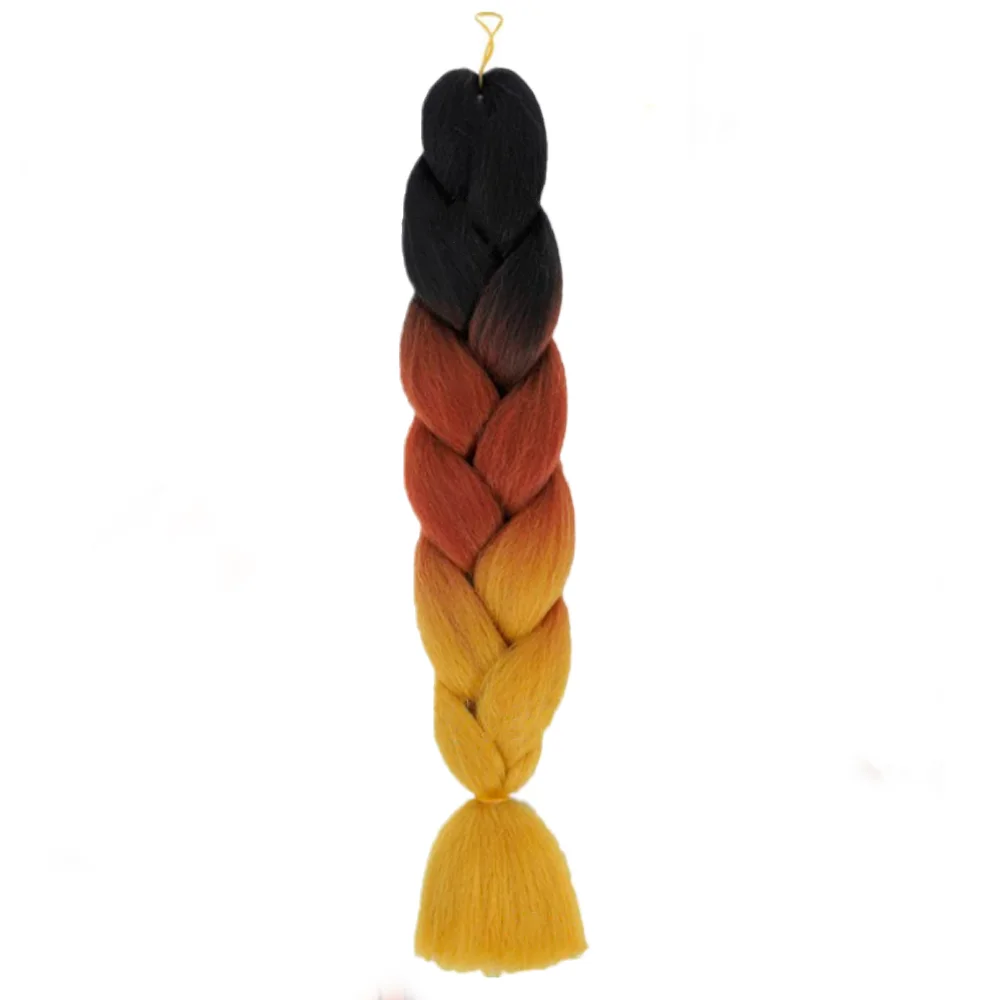 Ombre Braiding Hair Kanekalon 3 Tone, 3 pcs, C37