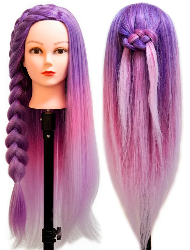Mannequin Doll Colorful Long Synthetic Hair DH6
