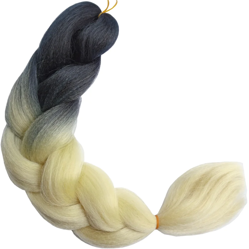 Ombre Braiding Hair Kanekalon 2 Tone, 3 pcs, B34
