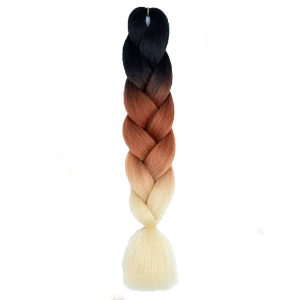 Ombre Braiding Hair Kanekalon 3 Tone, 3 pcs, C15
