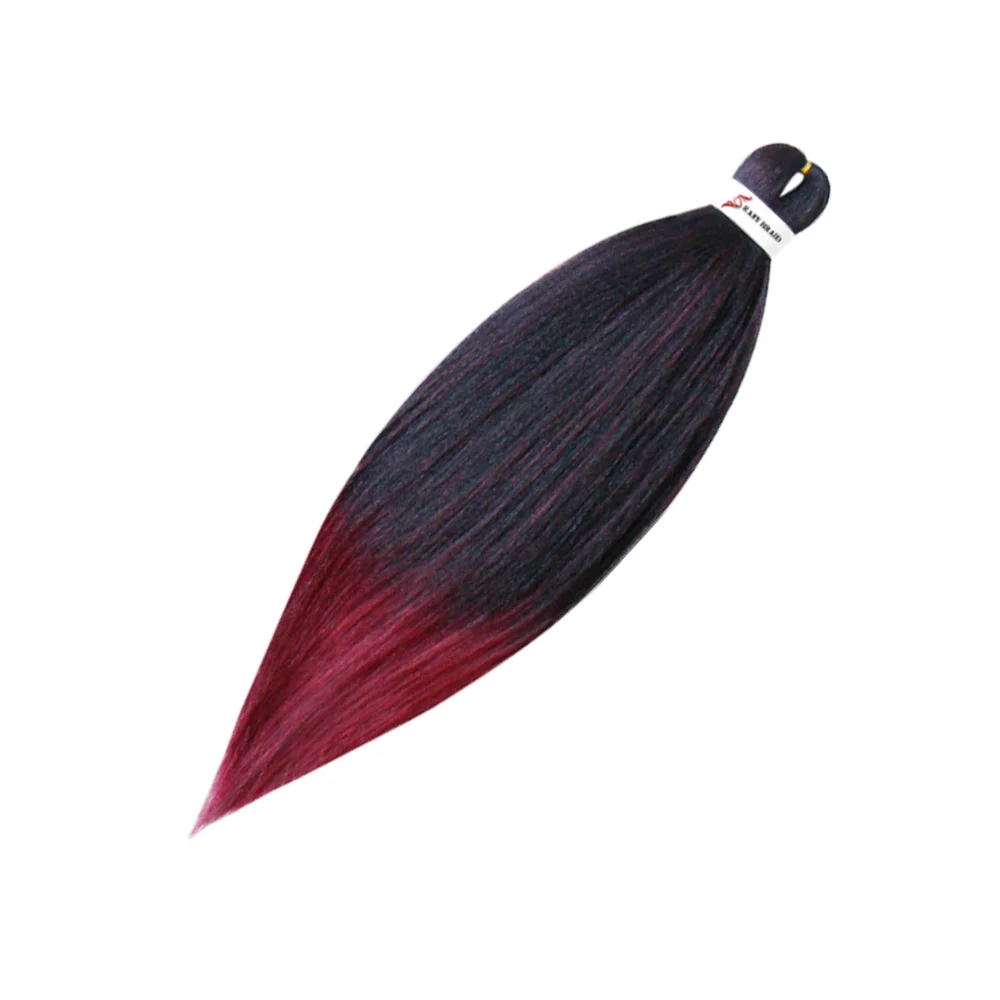 Pre Stretched Braiding Hair, 3 pcs, T1B 900#
