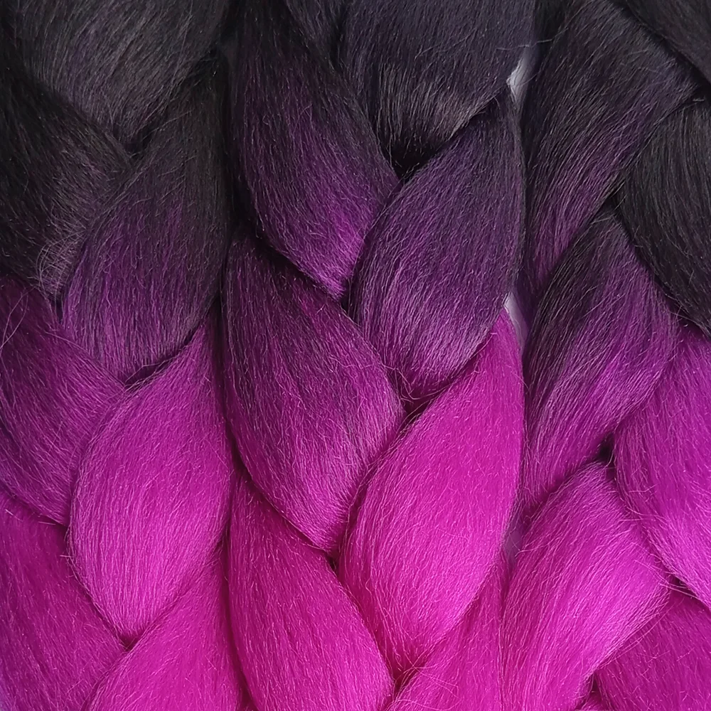 Ombre Braiding Hair Kanekalon 2 Tone, 3 pcs, B28