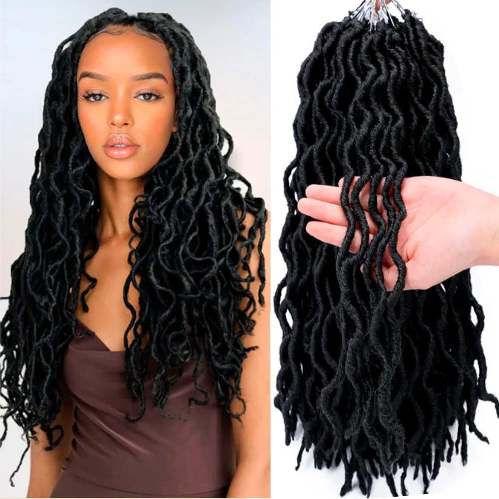 Gypsy Faux Locs B1 24 inch, 18 strands per pack