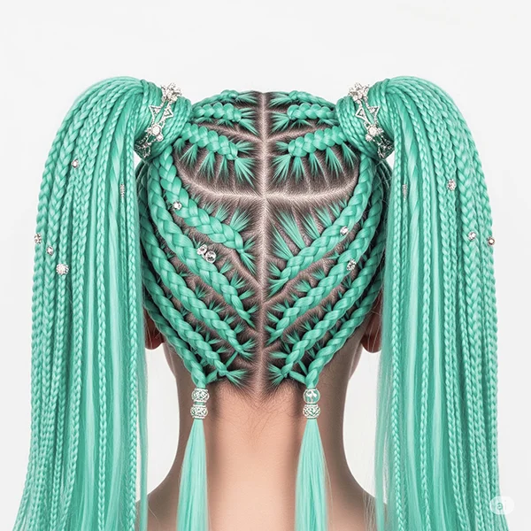 Synthetic Hair Kanekalon Jumbo Braiding Hair, 3 pcs, A25