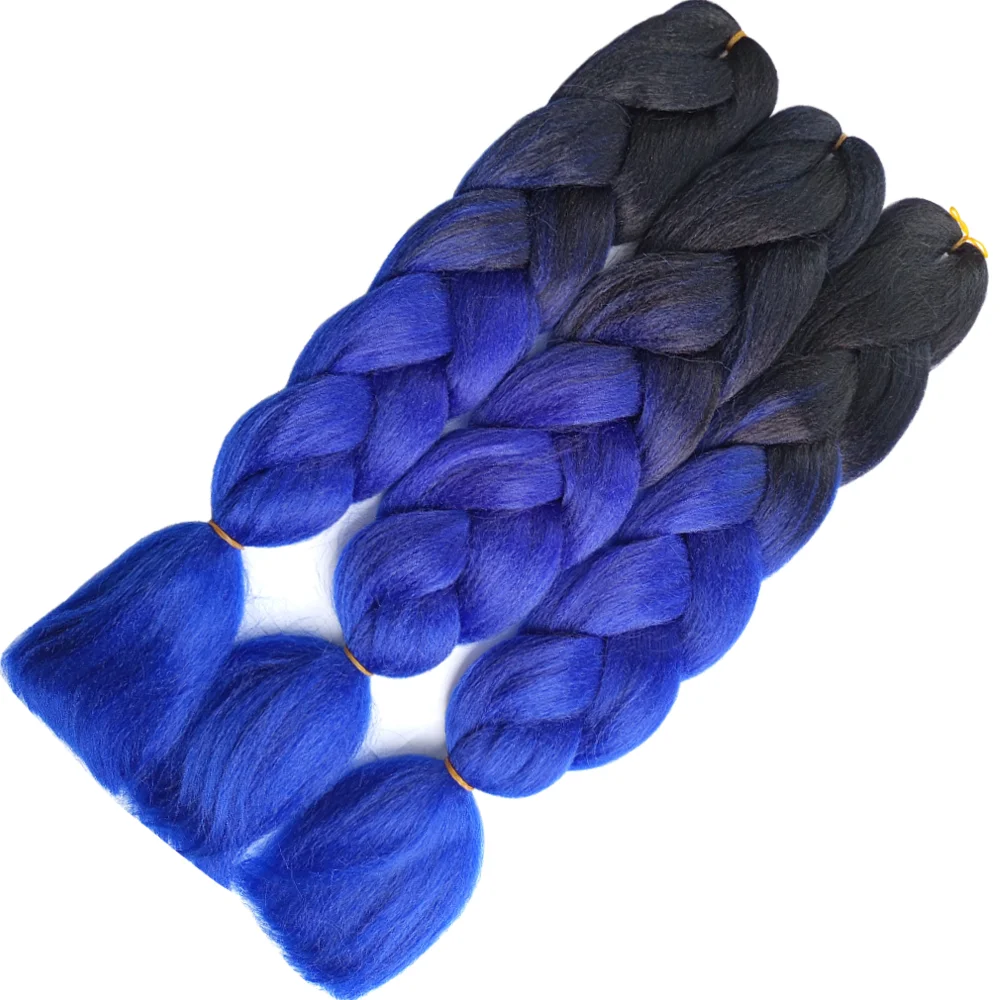 Ombre Braiding Hair Kanekalon 2 Tone, 3 pcs, B21