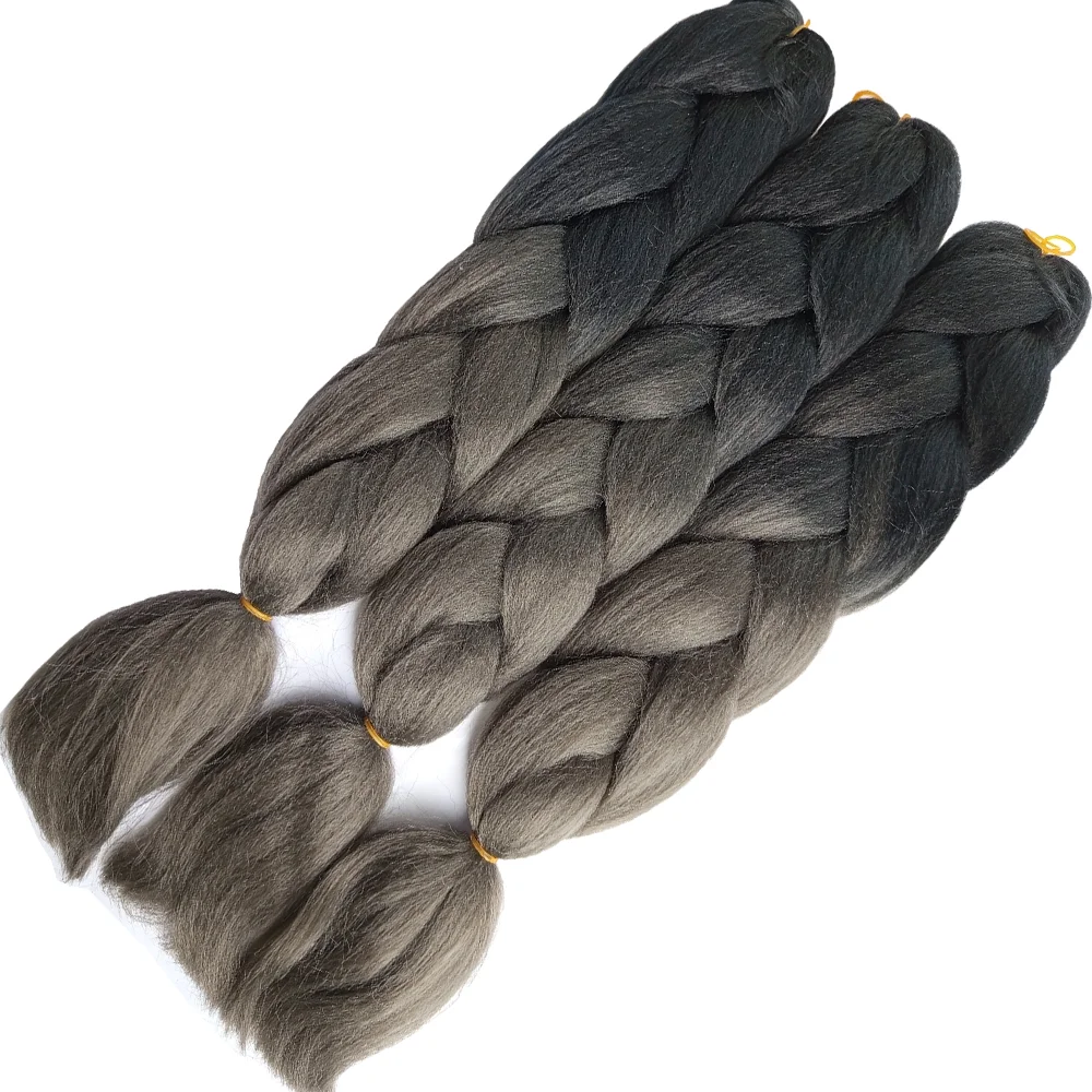 Ombre Braiding Hair Kanekalon 2 Tone, 3 pcs, B35