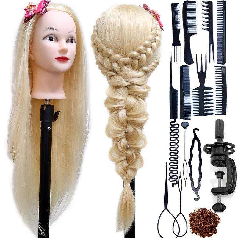 Practice Braiding Head 24 inch With Training Kit DHT1