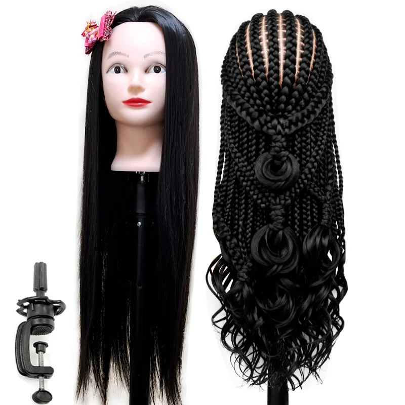 Dolls Head Synthetic Hair With Training Kit DHT5