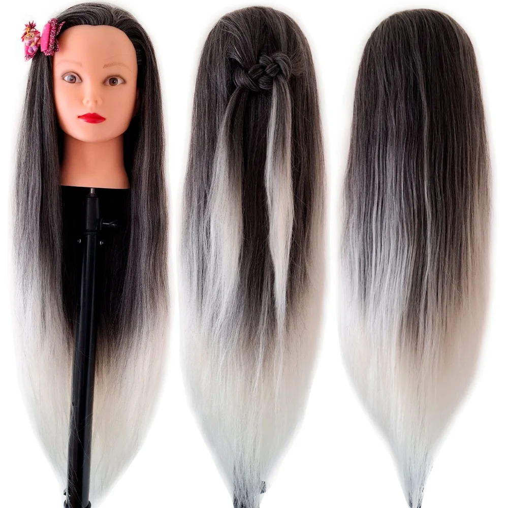 Dolls Head Synthetic Hair DH4