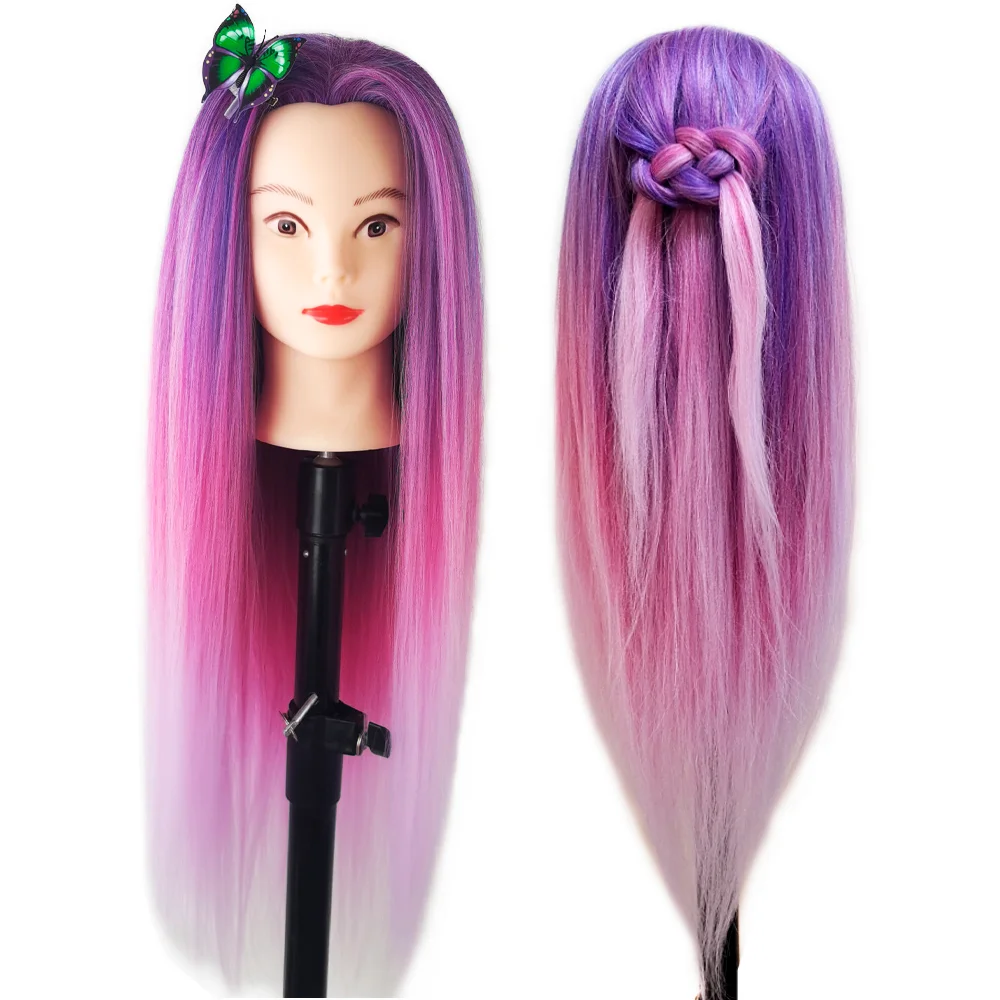 Mannequin Doll Colorful Long Synthetic Hair DH6